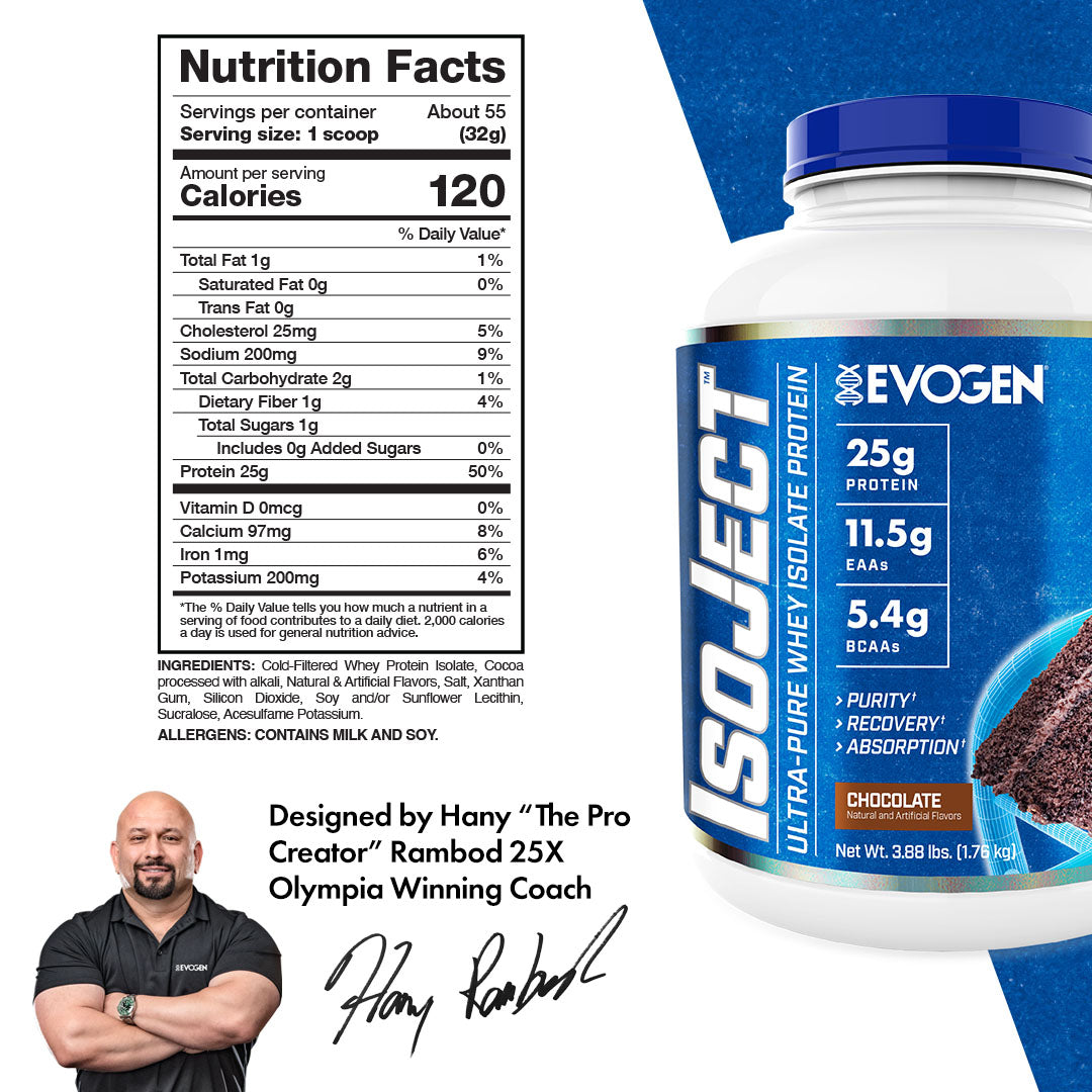Proteína Isolada ISOJECT INTL 55 Servicios 3.88 Lbs 1.76 Kg