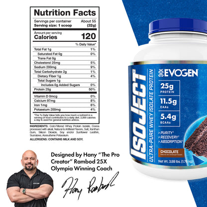 Proteína Isolada ISOJECT INTL 55 Servicios 3.88 Lbs 1.76 Kg
