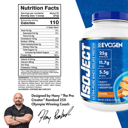Proteína Isolada ISOJECT INTL 55 Servicios 3.88 Lbs 1.76 Kg